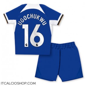 Chelsea Lesley Ugochukwu #16 Prima Maglia Bambino 2023-24 Manica Corta (+ Pantaloni corti)